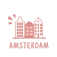 amsterdam europe Sticker