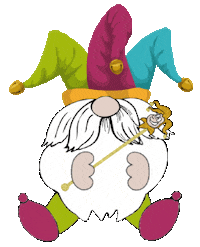 April Fools Day Gnome Sticker