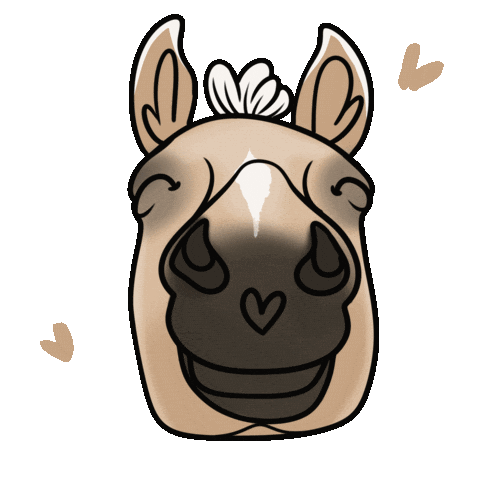 Horse Creme Sticker
