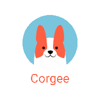 CorgeeSoftware dog pet corgi software Sticker
