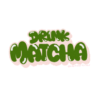 Fork2FitKitchen drink matcha fork f2f Sticker