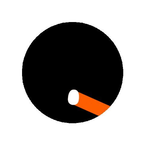 Orange Abc Sticker