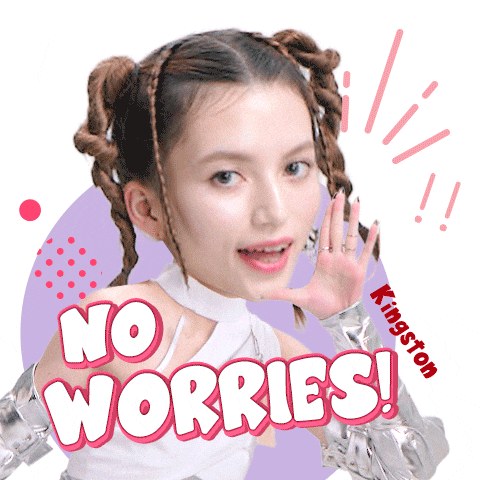 No Worries Ok GIF by Kingston Technology