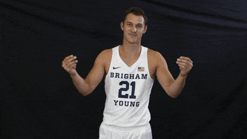 Byu Basketball Brigham GIF by BYU Cougars