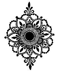 hennabilge tattoo mandala mehndi mehendi Sticker