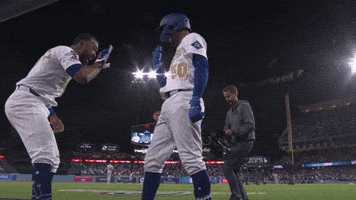 Celebrate Los Angeles Dodgers GIF by MLB
