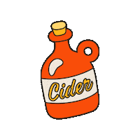 Fall Seattle Sticker by Maeve Chocolate