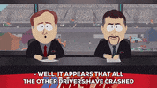 racing commenting GIF by South Park 