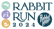 Rabbit Hole Logo Sticker by Aaron Mivelaz