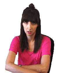 jennrobbins what pink confused confusion Sticker