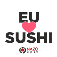 NazoSushi sushi japao comida japonesa sushibar Sticker