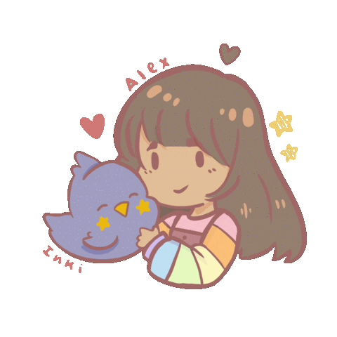 Kawaii Sticker by Alex and Inki