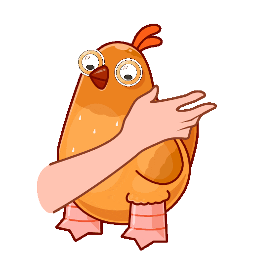 Angry Chicken Sticker