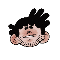 Momolossy animation red green run Sticker