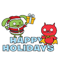 merry christmas Sticker by UglyDolls