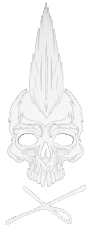 skull Sticker by xianzone