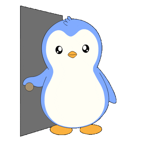 See Ya Goodbye Sticker by Pudgy Penguins