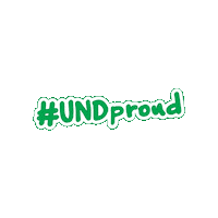 North Dakota Und Sticker by University of North Dakota