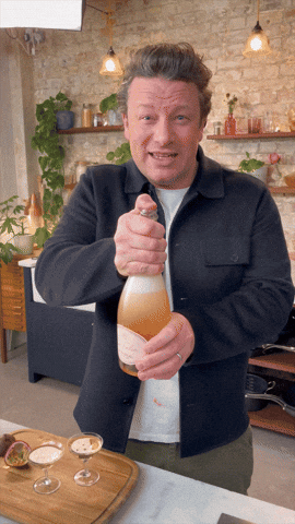 Champagne Prosecco GIF by Jamie Oliver