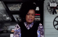 yvette nicole brown thinking GIF by AM to DM