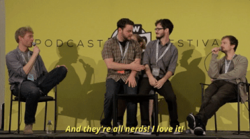 nerds hollywood handbook GIF by Now Hear This podcast Festival
