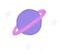 brittalsemgeest space universe galaxy planet Sticker