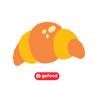 Cafe Croissant Sticker by GoFoodPartners