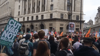 Thousands Gather for Anti-Austerity March in London