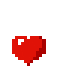 aitorburillo love heart pixel like Sticker