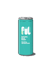FULFOODS blue drink positive active Sticker