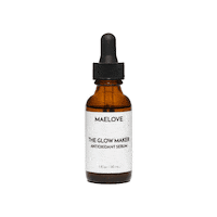 maeloveskincare skin care serum vitamin c vegan skincare Sticker