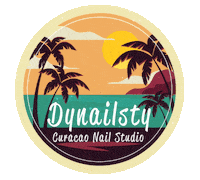 Palm Trees Sunset Sticker by Dynailsty