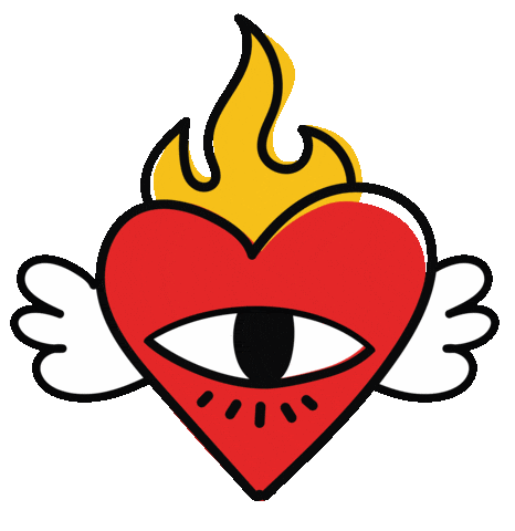 Fuego Sticker by aire retro