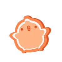 hungry christmas Sticker by Molang