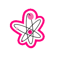 bgnagency design science discover molecules Sticker
