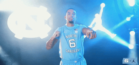 University Of North Carolina Basketball GIF by UNC Tar Heels