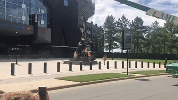 Carolina Panthers Take Down Statue of Team Founder Jerry Richardson