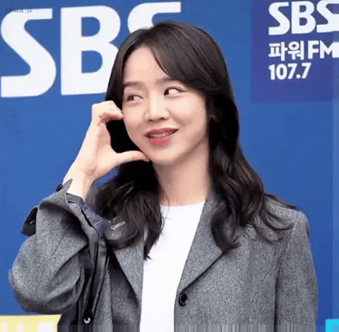 Shin Hye Sun Hand Heart GIF