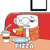 Eat Fast Food Sticker by Ordinary Friends