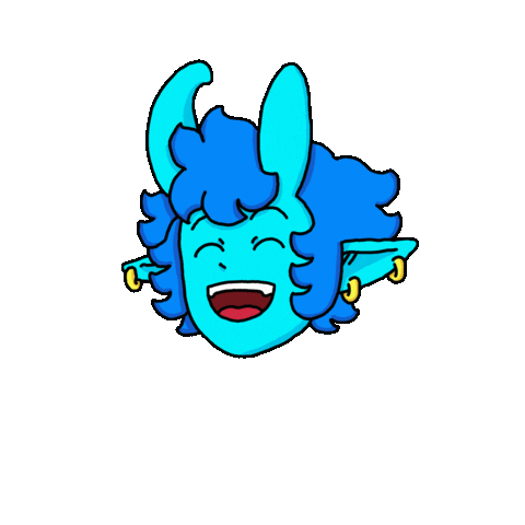 dopaminereleased giphyupload happy laugh demon Sticker