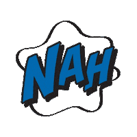 No Way Text Sticker by Bombay Softwares