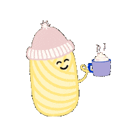 Happy Hot Cocoa Sticker by Hobbii