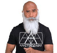 Old Man Bear Sticker by Amsterdenim