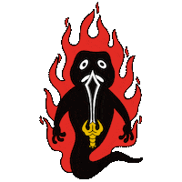 Fire Japanese Sticker