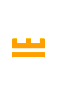 Orange Crown Sticker by Tresoar