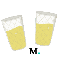 Party Sparkling Sticker by Merkurist.de
