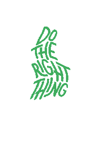 Do The Right Thing Sticker by BambooHR