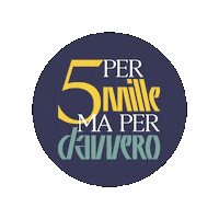Vitanonprofit vita appello 5permille mobilitazione Sticker