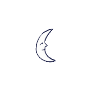 Moon Nuit Sticker