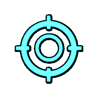kountermeasures halo target sniper bullseye Sticker